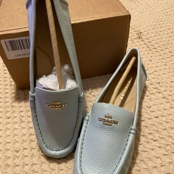 Coach Flats - Baby Blue Sz 5.5 - Picture 2 of 3